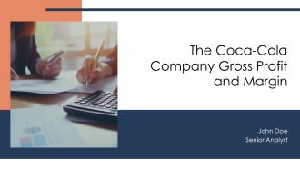 The Coca Cola Company Gross Profit And Margin PPT Slides AT