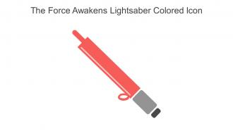 The Force Awakens Lightsaber Colored Icon In Powerpoint Pptx Png And Editable Eps Format