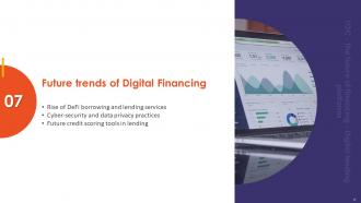 The Future Of Financing Digital Lending Platforms Powerpoint Presentation Slides Graphical Impactful