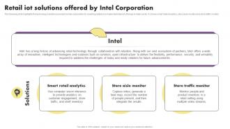 The Future Of Retail With Iot Retail Iot Solutions Offered By Intel Corporation