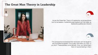 The Great Man Theory In Leadership Training Ppt