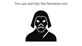 The Last Jedi Kylo Ren Monotone Icon In Powerpoint Pptx Png And Editable Eps Format