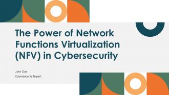 The Power Of Network Functions Virtualization NFV In Cybersecurity PPT Example ST AI
