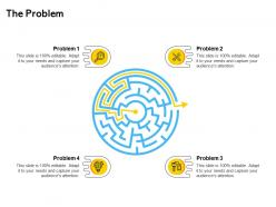 The problem ppt powerpoint presentation icon example topics