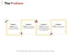 The problem ppt powerpoint presentation icon sample
