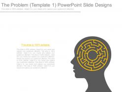 The problem template1 powerpoint slide designs