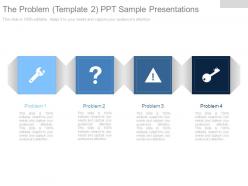 The problem template2 ppt sample presentations