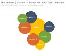 The problem template3 powerpoint slide deck template