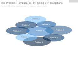 The problem template3 ppt sample presentations