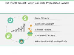 The profit forecast powerpoint slide presentation sample