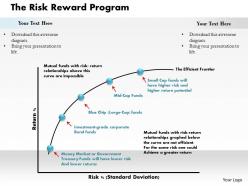 The risk reward program powerpoint presentation slide template