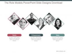 The role models powerpoint slide designs download