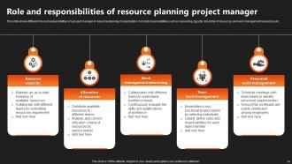 The Role Of A Project Manager Powerpoint Ppt Template Bundles Impressive Adaptable