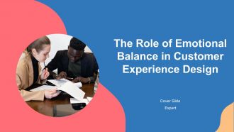 The Role Of Emotional Balance In Customer Experience Design PPT Demonstration ACP