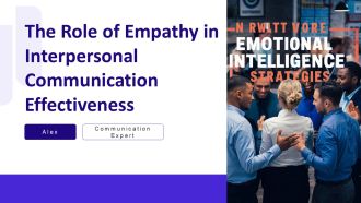The Role Of Empathy In Interpersonal Communication Effectiveness PPT Summary AT