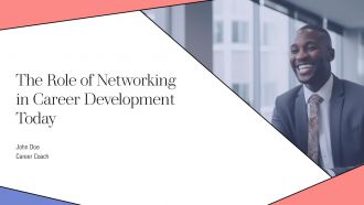 The Role Of Networking In Career Development Today PPT Demonstration AT The Role Of Networking In Career Development Today PPT Demonstration AT