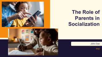 The Role Of Parents In Socialization PPT Outline AT