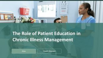 The Role Of Patient Education In Chronic Illness Management PPT Sample ACP