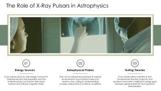 The Role Of X Ray Pulsars In Astrophysics PPT Example ST AI SS
