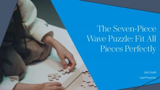 The Seven Piece Wave Puzzle Fit All Pieces Perfectly PPT Structure AT