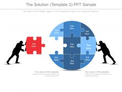 The solution template2 ppt sample