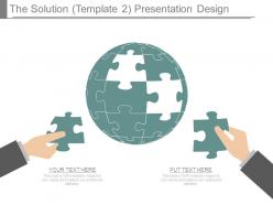 The solution template2 presentation design