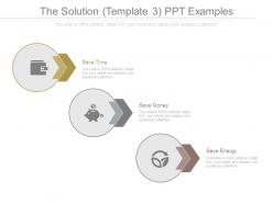 The solution template 3 ppt examples