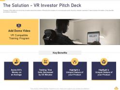 The Solution VR Investor Pitch Deck Ppt Infographics Show