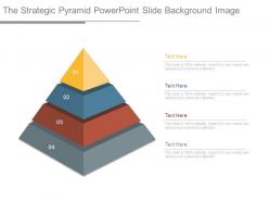 The strategic pyramid powerpoint slide background image