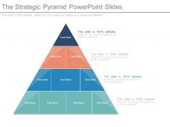 The strategic pyramid powerpoint slides