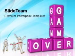 The strategy game powerpoint templates over success ppt theme