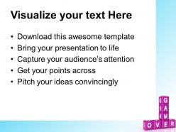 The strategy game powerpoint templates over success ppt theme