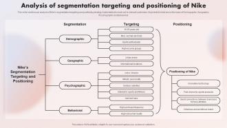 The Swoosh Effect Understanding Analysis Of Segmentation Targeting And Positioning Strategy SS V