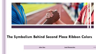 The Symbolism Behind Second Place Ribbon Colors PPT PowerPoint AT