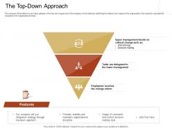 The top down approach decision making ppt powerpoint presentation inspiration master
