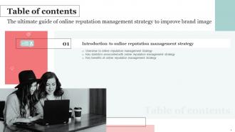 The Ultimate Guide Of Online Reputation Management Strategy To Improve Brand Image Strategy CD Image Engaging