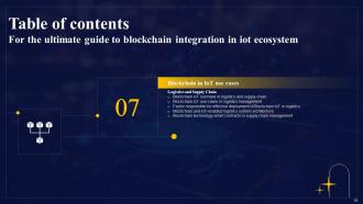 The Ultimate Guide To Blockchain Integration In IOT Ecosystem Powerpoint Presentation Slides IoT CD Designed Template