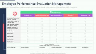 The ultimate human resources performance evaluation management