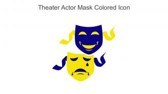 Theater Actor Mask Colored Icon In Powerpoint Pptx Png And Editable Eps Format