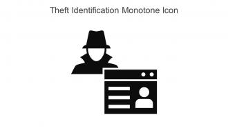 Theft Identification Monotone Icon In Powerpoint Pptx Png And Editable Eps Format