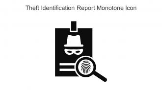 Theft Identification Report Monotone Icon In Powerpoint Pptx Png And Editable Eps Format