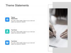 Theme statements ppt powerpoint presentation pictures tips cpb