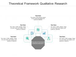 Theoretical framework qualitative research ppt powerpoint presentation ideas infographic template cpb