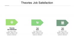 Theories job satisfaction ppt powerpoint presentation show design templates cpb