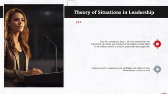 Theory Of Situations In Leadership Training Ppt