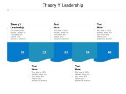 Theory y leadership ppt powerpoint presentation ideas visuals cpb