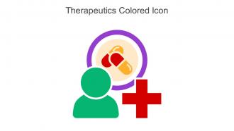 Therapeutics Colored Icon In Powerpoint Pptx Png And Editable Eps Format