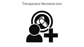 Therapeutics Monotone Icon In Powerpoint Pptx Png And Editable Eps Format