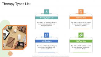 Therapy Types List In Powerpoint And Google Slides Cpb