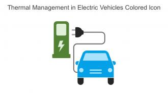 Thermal Management In Electric Vehicles Colored Icon In Powerpoint Pptx Png And Editable Eps Format
